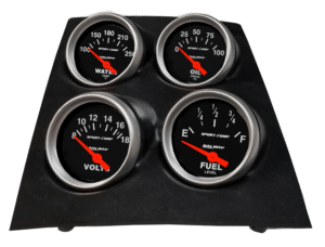 1968-1969 Camaro / Firebird or 1968-1974 Nova 4 Gauge Console Insert w/ AutoMeter Sport-Comp Gauges