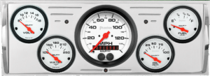 1940-1946 Chevy Truck Aluminum Gauge Panel w/ Auto Meter Phantom Gauges