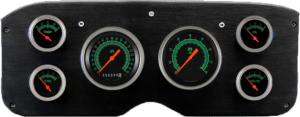 1955-1959 GMC Truck Aluminum Gauge Panel w/ Classic Instruments Gauges