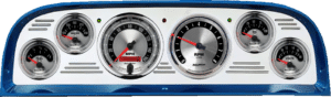 1960-1963 Chevy Truck Aluminum Dash Insert w/ Auto Meter American Muscle Gauges