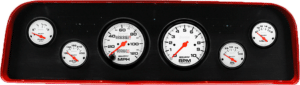 1960-1961 GMC Truck Billet Aluminum Gauge Panel w/ Auto Meter Phantom Gauges
