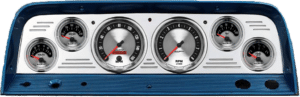1964-1966 Chevy Truck Aluminum Dash Insert w/ Auto Meter American Muscle Gauges