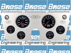 1967-1972 Chevy Truck Aluminum Gauge Panel w/ Auto Meter Cobalt Gauges