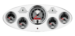 1934 Ford Truck Aluminum Dash Insert w Auto Meter American Muscle Gauges