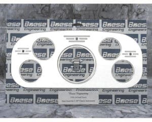 1935-1937 Ford Truck 5 gauge Billet Aluminum Gauge Panels