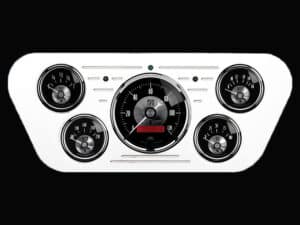 1953-1955 Ford Truck Billet Aluminum 5 Gauge Panel w/ Auto Meter Prestige Series