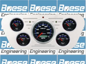 1953-1955 Ford Truck Billet Aluminum Gauge Panel w/ Auto Meter Cobalt Gauges