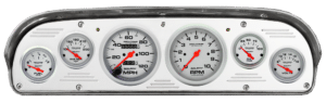 1957-1960 Ford Truck Aluminum Gauge Panel w/ Ultra-Lite Gauges