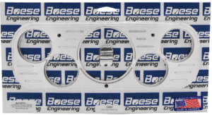 1937-1938 Chevy Car 5 Gauge Aluminum Gauge Panels