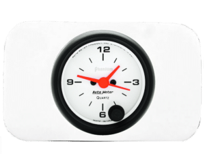 1937-1938 Chevy Car Clock Insert w/ Auto Meter Phantom Clock