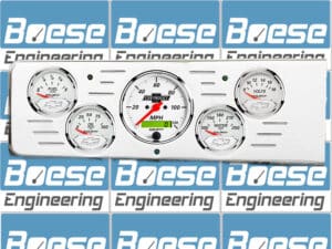 1940 Chevy Car Billet Aluminum Gauge Panel With Auto Meter Chevy Vintage Gauges