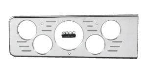 1940 Chevy Car Aluminum 5 Gauge Panels