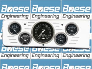 1940 Chevy Car Billet Aluminum 5 Gauge Panel w/ Classic Instruments Gauges (Ultimate Speedometer)