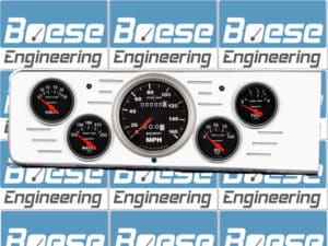 1940 Chevy Car Billet Aluminum Gauge Panel w/ Sport-Comp gauges