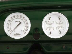 1951-1952 Chevy Car Billet Aluminum Adapter Panels w/ Classic Instruments Gauges