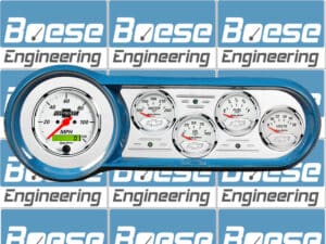 1953-1954 Chevy Car Billet Aluminum Gauge Panel With Auto Meter Chevy Vintage Gauges