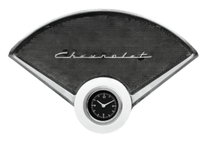 1955-1956 Chevy Car Clock Billet Aluminum Insert w/ Classic Instruments Quartz Clock