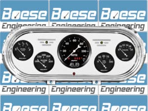 1962-1965 Chevy Nova Billet Aluminum Gauge Panel w/ Auto Meter Street Rod Series Gauges (GPS)