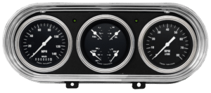 1962-1965 Chevy Nova Billet Aluminum 3 Gauge Panel w/ Classic Instruments Gauges