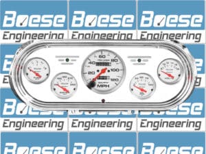 1962-1965 Chevy Nova billet aluminum dash insert w/ Ultra-Lite Gauges