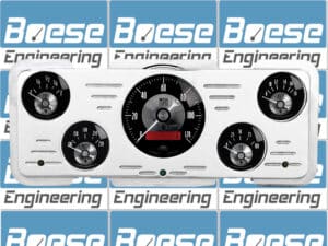 1940 Ford Standard or 1940-1947 Ford Truck Aluminum 5 Gauge Panel w Auto Meter Prestige Series