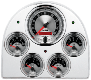 1952-1953 Ford Car Aluminum Dash Insert w Auto Meter American Muscle Gauges