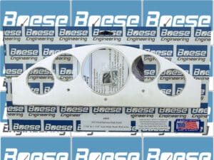 1957 Ford Fairlane 5 gauge Aluminum Gauge Panels