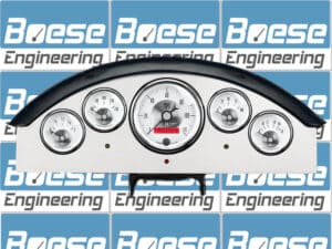 1957 Ford Fairlane Aluminum 5 Gauge Panel w/ Auto Meter Prestige Series