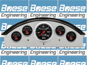 1957 Ford Fairlane Aluminum Gauge Panel w/ Sport-Comp gauges