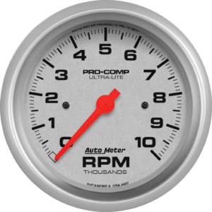 4497 Auto Meter Ultra-Lite 3-3/8" In-Dash 10,000 RPM Tachometer