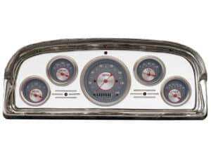 1959 Ford Galaxie / Fairlane Aluminum 5 Gauge Panel w/ Classic Instruments Gauges