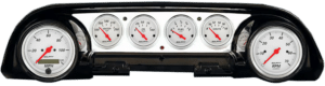 1963-1964 Ford Galaxie Aluminum Gauge Panel w/ AutoMeter Street Rod Series Gauges