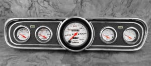 1965-1966 Ford Mustang Adapter Panels w/ AutoMeter Phantom Gauges