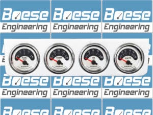 4 Gauge Under Dash Aluminum Gauge Panel w/ Auto Meter American Muscle Gauges