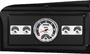 1939-1947 Dodge Truck Billet Aluminum Dash Insert w/ Auto Meter American Muscle Gauges