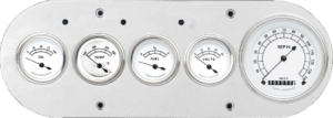 1954-1958 Dodge Truck Aluminum 5 Gauge Panel w/ Classic Instruments Gauges