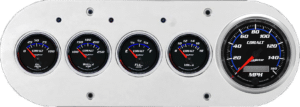 1954-1958 Dodge Truck Billet Aluminum Gauge Panel w/ Auto Meter Cobalt Gauges