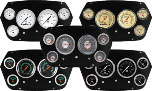 1959-1960 Dodge Truck Aluminum 6 Gauge Panel w/ Classic Instruments Gauges