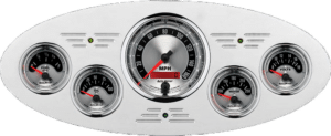 1933-1934 Plymouth Aluminum Dash Insert w/ Auto Meter American Muscle Gauges