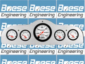1949-1952 Pontiac Car Billet Aluminum Gauge Panel w/ Auto Meter Phantom gauges