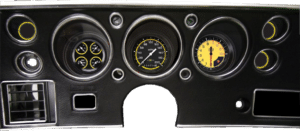 1970-1972 Chevelle Package by Classic Instruments (Auto Cross Yellow)